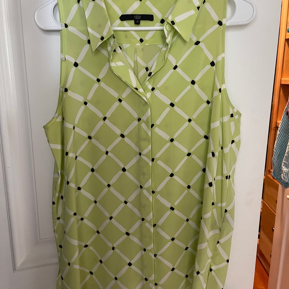 Tibi Silk Top